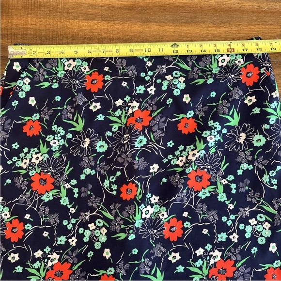 Lady Hagen Skort Size 14 Short Blue Floral Pockets Golf Tennis - Picture 3 of 13